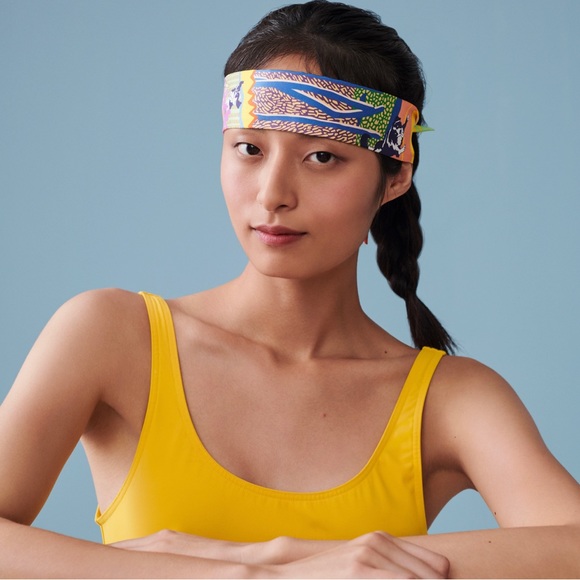 NWOT Hermès En Liberté ! Twilly in Jaune Vif / Bleu / Rouge - Picture 2 of 16